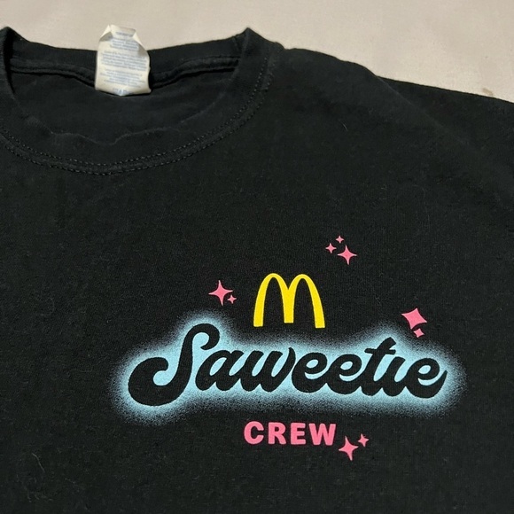 Saweetie x McDonald’s Tee Size Medium - Picture 2 of 5